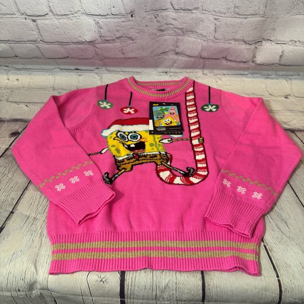 SpongeBob SquarePants Andy & Evan Girls’ Christmas Sweater
